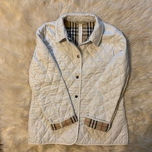 Authentic White Burberry Jacket